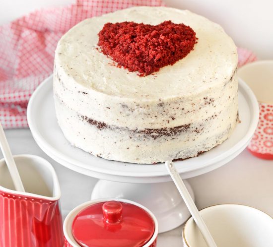 Receta tarta red velvet para San Valentín