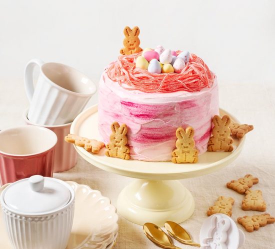 receta mona pascua rosa conejitos
