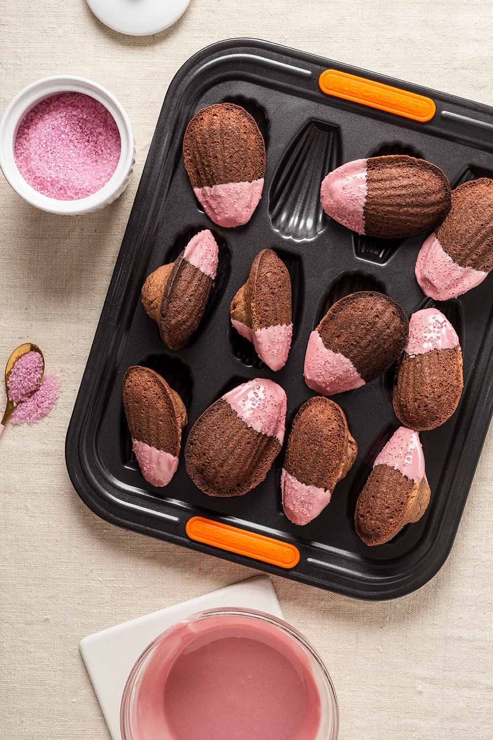 receta madeleines chocolate