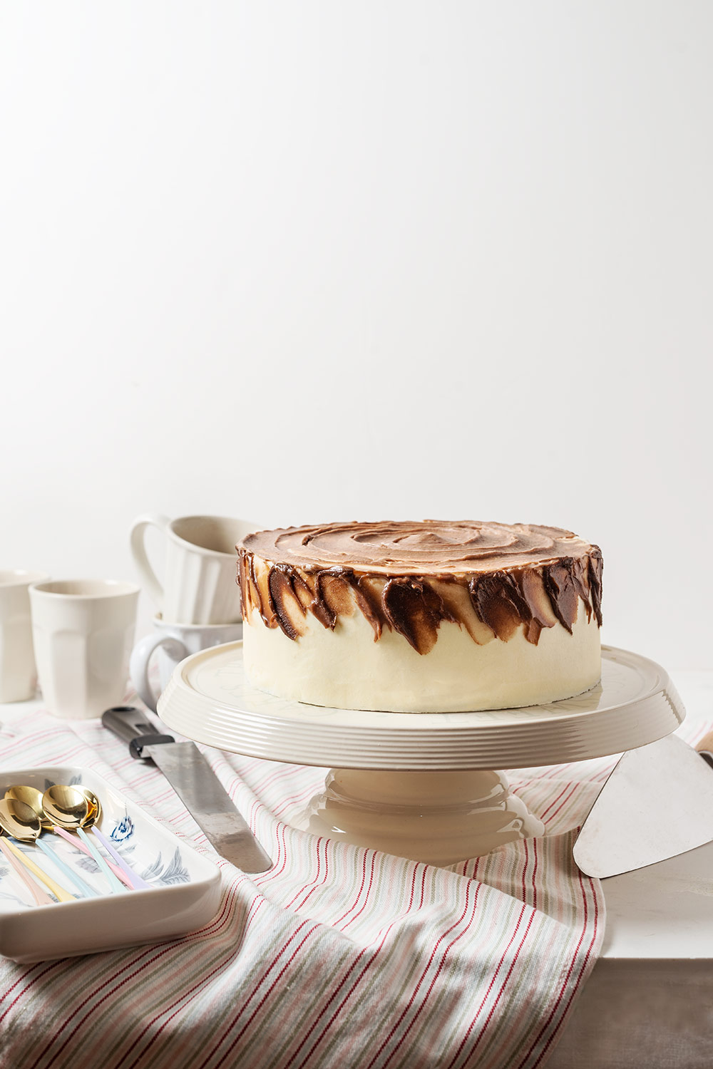 receta tarta cafe leche