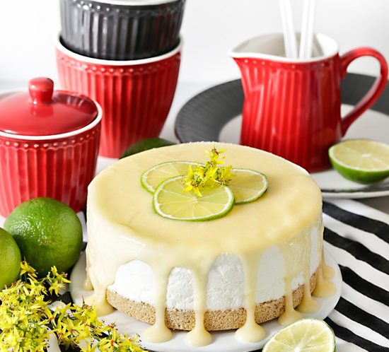 Receta de cheesecake de lima sin horno