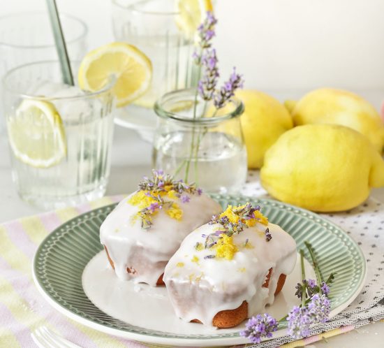 Receta mini pound cakes de limón