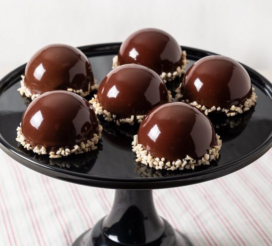 receta semiesferas mousse chocolate