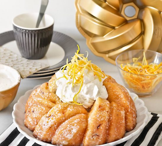 Receta bundt cake de naranja y limón