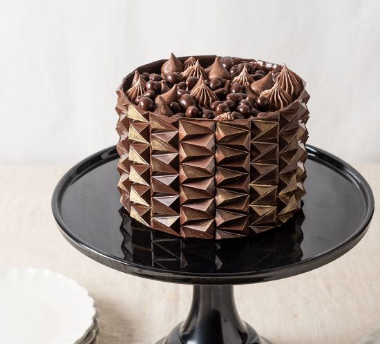 receta tarta origami chocolate
