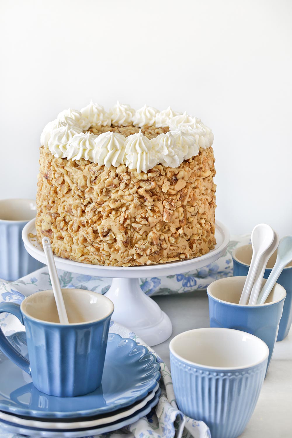 Receta tarta Tennessee de plátano y nueces