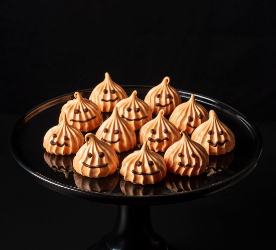 receta calabazas merengue halloween
