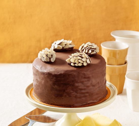 receta tarta pinyas chocolate