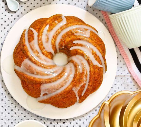 Receta bundt cake de calabacín