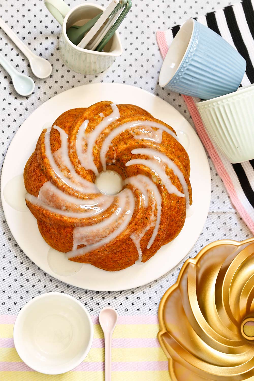 Receta bundt cake de calabacín