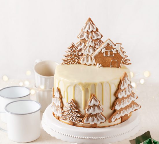 receta layer cake navidad galletas jengibre