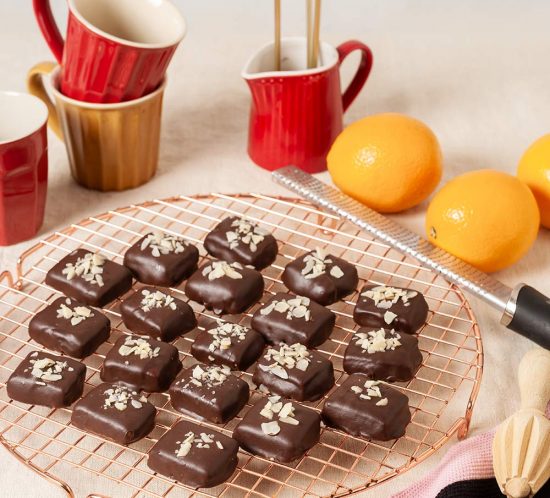 receta hojaldrinas cubiertas chocolate