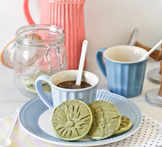Receta galletas de chocolate y matcha