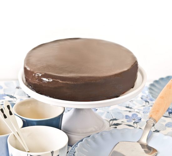 Tarta mousse de caramelo y chocolate