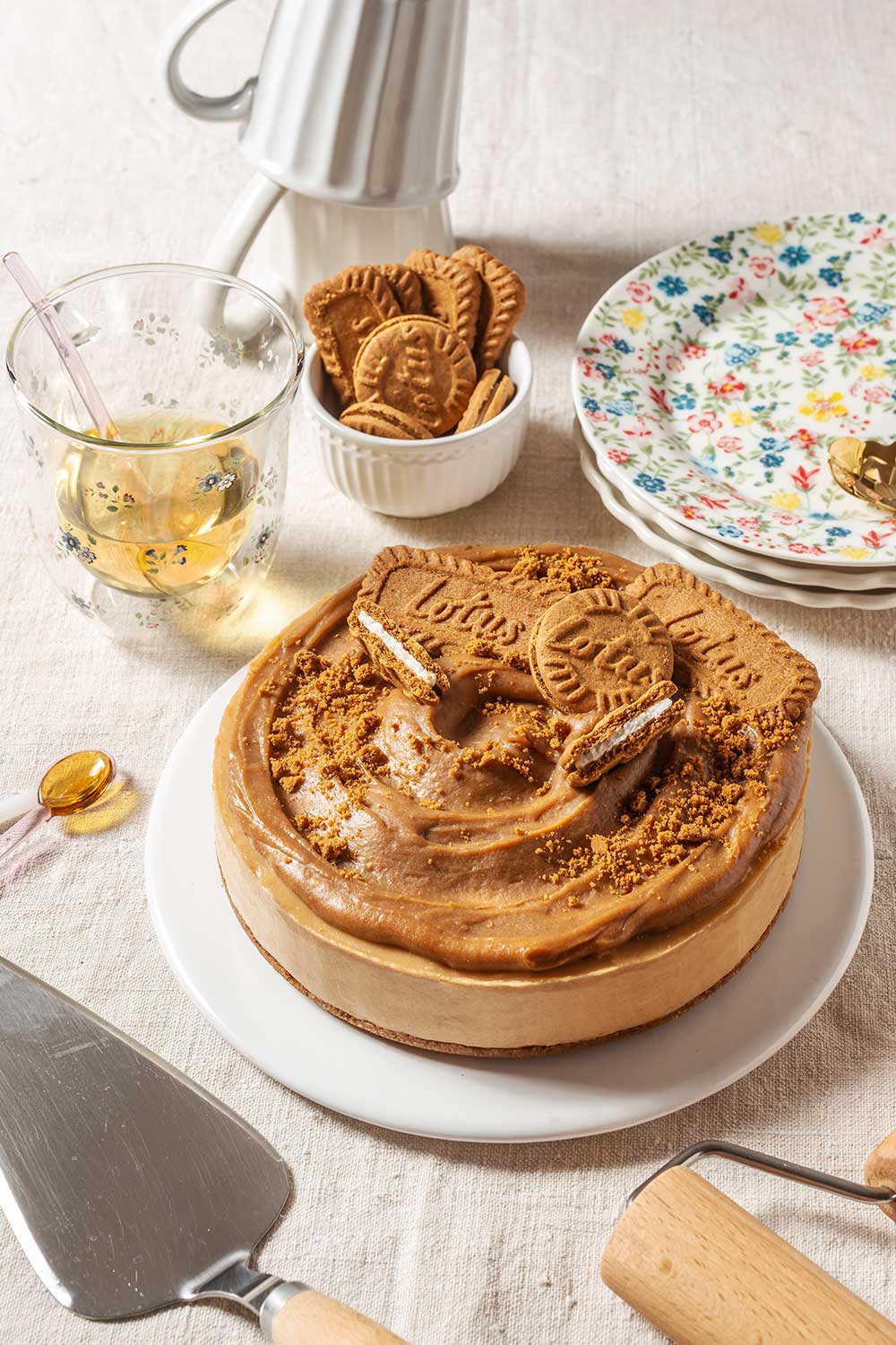 receta tarta queso galletas lotus sin horno