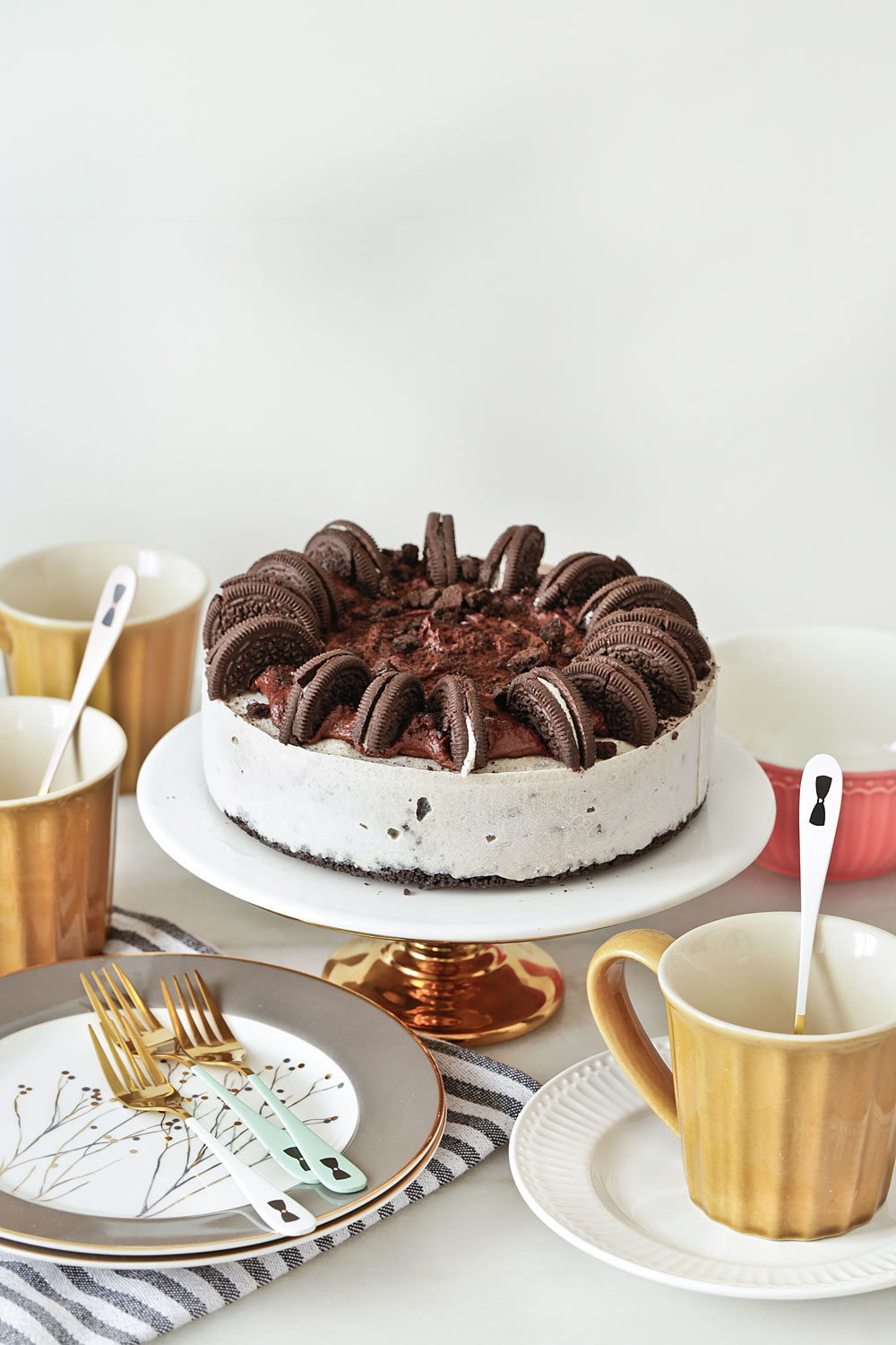 Receta cheesecake helada con Oreo sin horno
