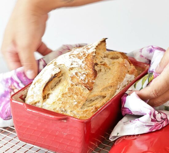 Receta de pan sin amasado