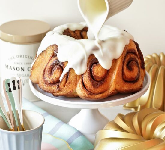 Receta bundt cake rollos de canela