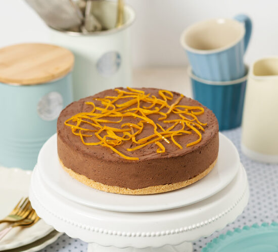 receta cheesecake chocolate naranja