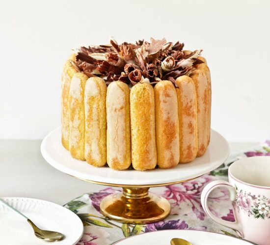 Receta charlota de tres chocolates