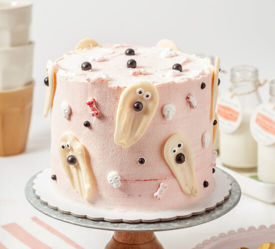 receta tarta halloween fantasmas