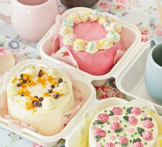 Receta tres mini tartas para bento box