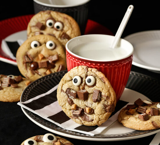 Receta cookies monstruo para Halloween