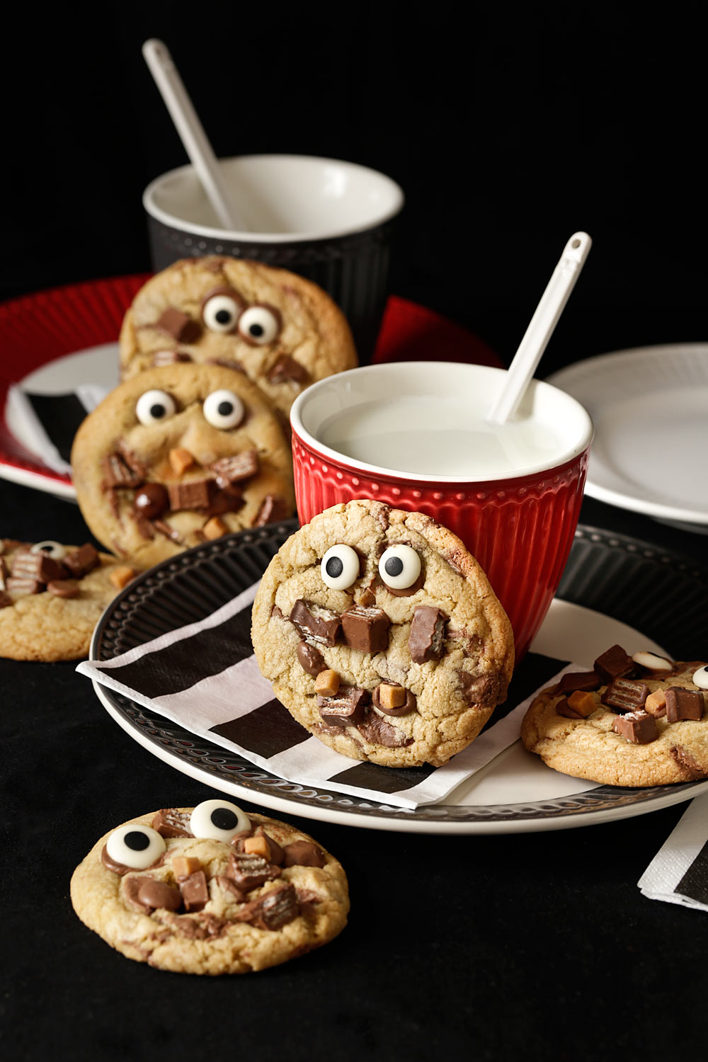 Receta cookies monstruo para Halloween