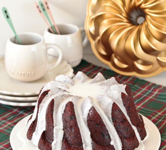 Receta de bundt cake con fruta confitada