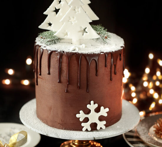 Receta tarta de chocolate para Navidad