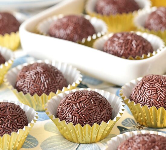 Receta de brigadeiros
