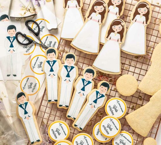galletas comunion papel azucar
