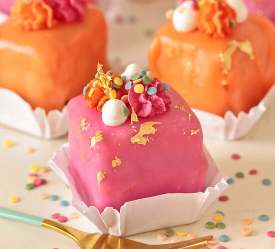 Receta petit fours para el Dia de la Madre