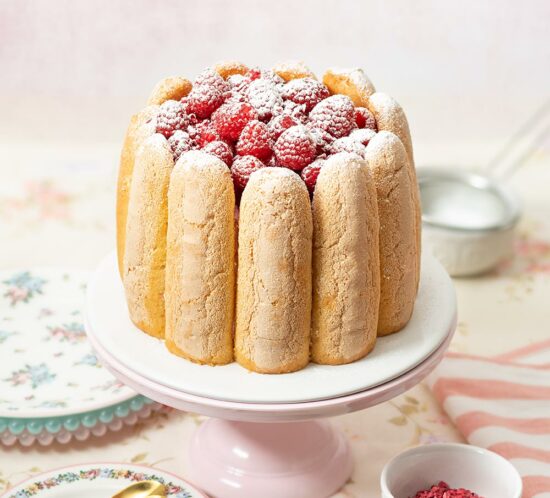 receta carlota frambuesa