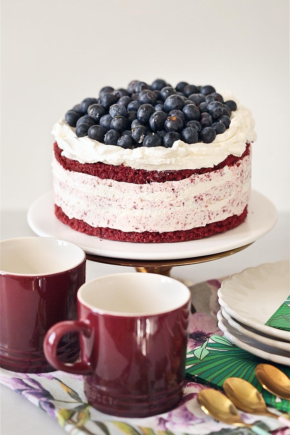 Receta tarta helada red velvet