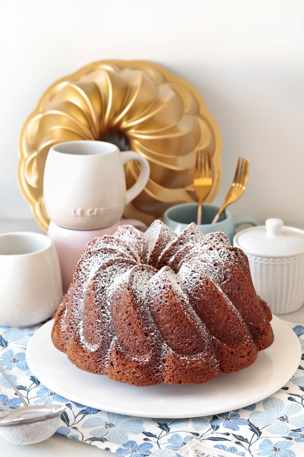 Receta bundt cake de calabaza y chocolate