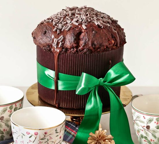 Receta fácil de panettone de chocolate