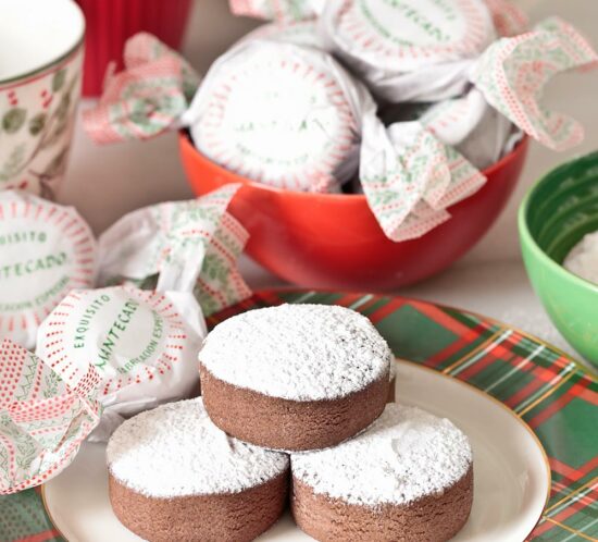 Receta mantecados de chocolate