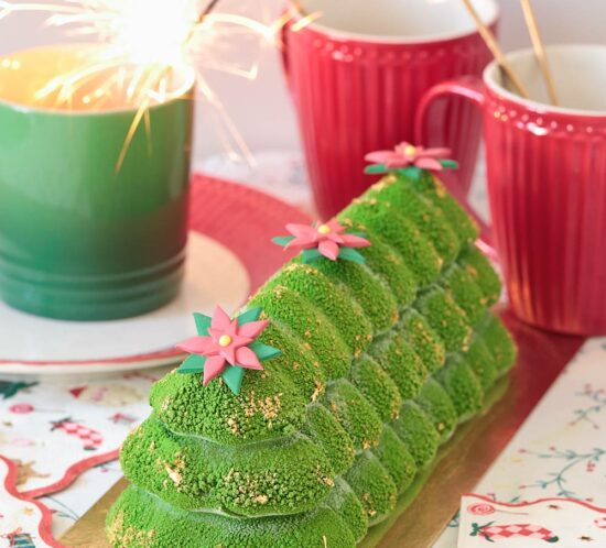 Receta tarta helada árbol de Navidad