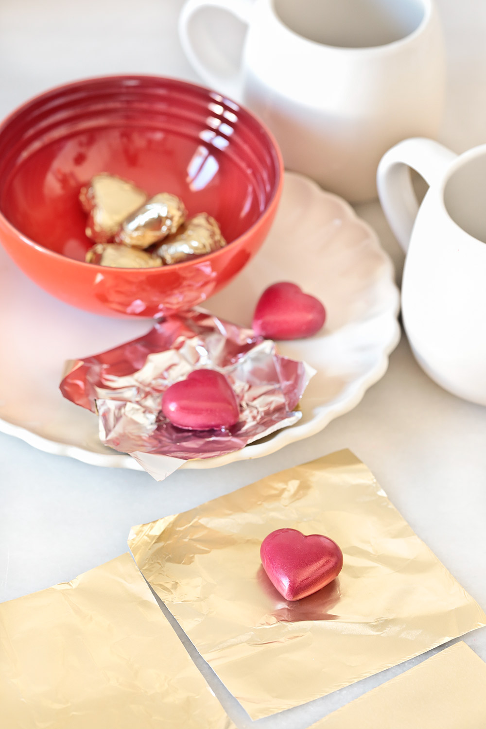 Receta bombones de frambuesa para San Valentín