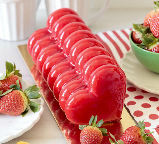 Receta tarta corazón para San Valentín