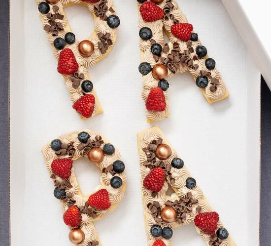 receta tarta letras papa