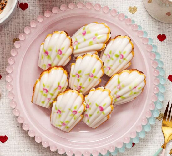 receta madeleines decoradas