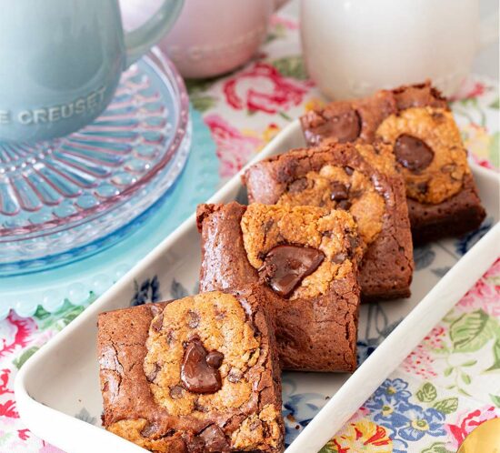Receta de brookies brownies