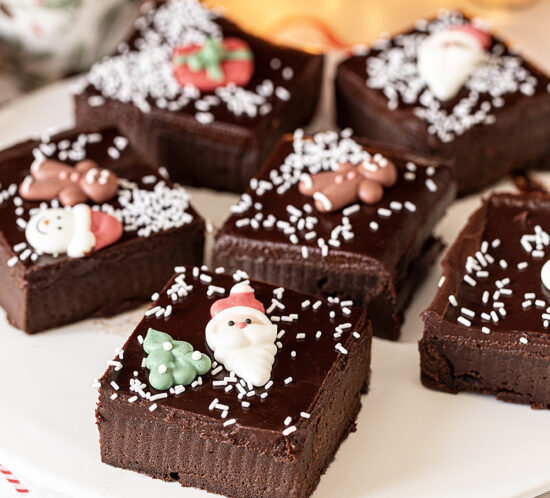 Receta brownie de mascarpone para Navidad
