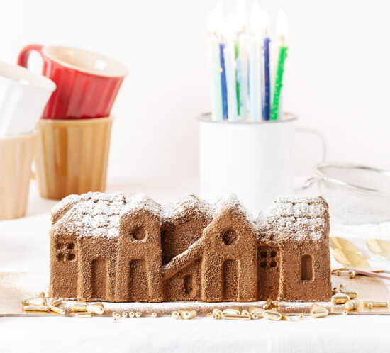 receta pueblo navidad mousse chocolate