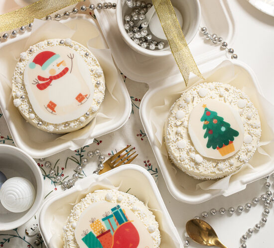 Receta 3 tartas Bento box para Navidad