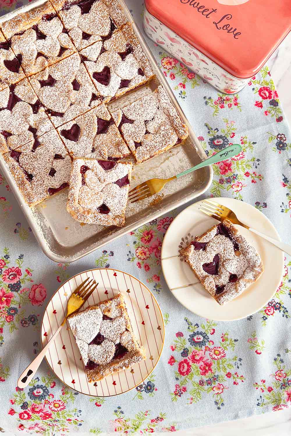 receta barritas linzer san valentin
