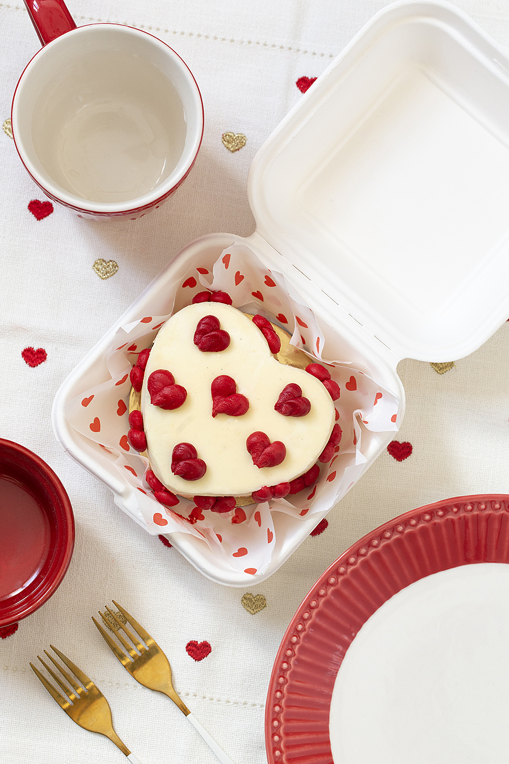 Bento cake para San Valentín