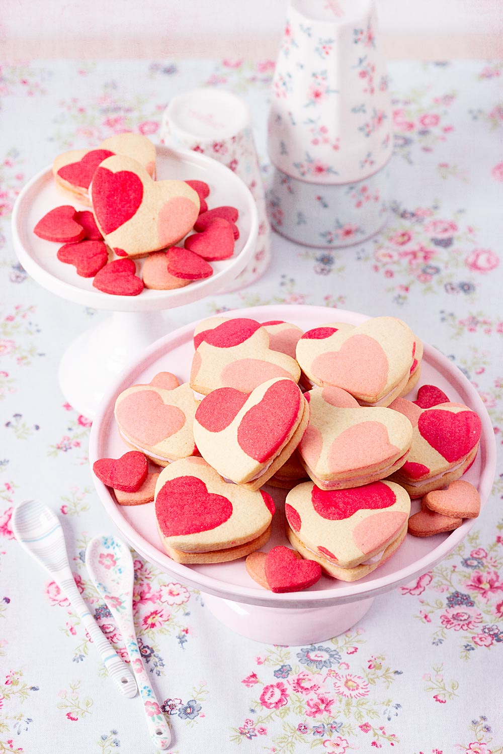 receta galletas mosaico san valentin